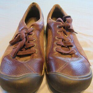 Womens Keen Presidio Leather Lace Up Hiking / Casual Shoes Sz 11